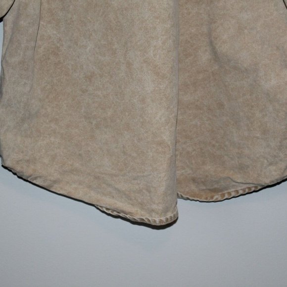 Vintage Carhartt Button Up Canvas Denim Work Shirt Tan ASU226 Size XL H12874 - Picture 8 of 8